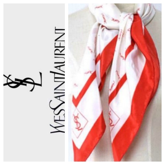 Yves Saint Laurent Accessories - Vintage YSL Scarf